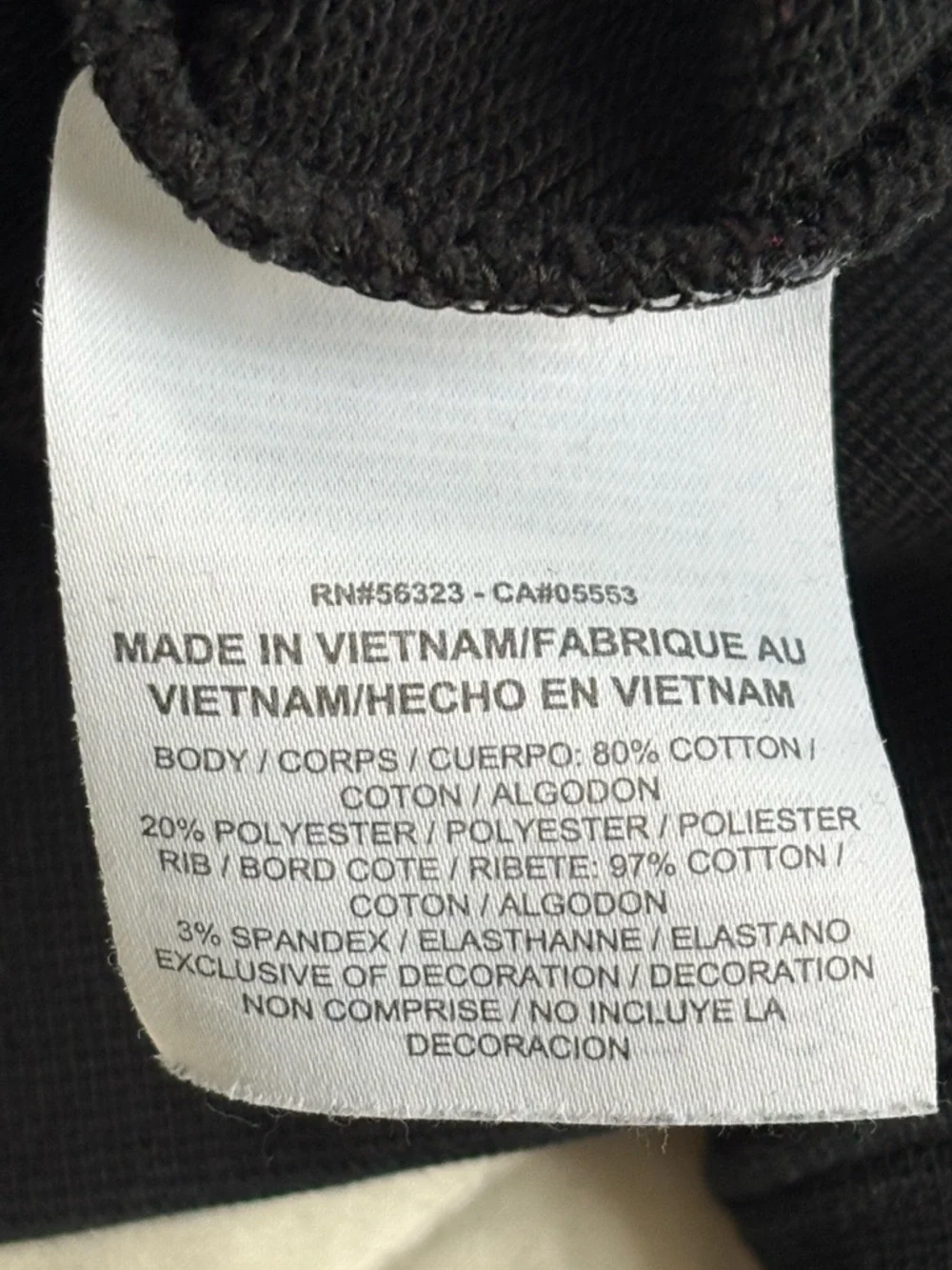 Nike Just Do It Motivational "Fear Of" Graphic Sweatshirt Black Women’s Medium - Picture 7 of 7